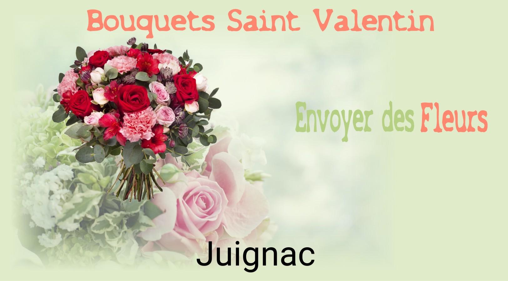 Roses de Saint-Valentin livrées à Juignac